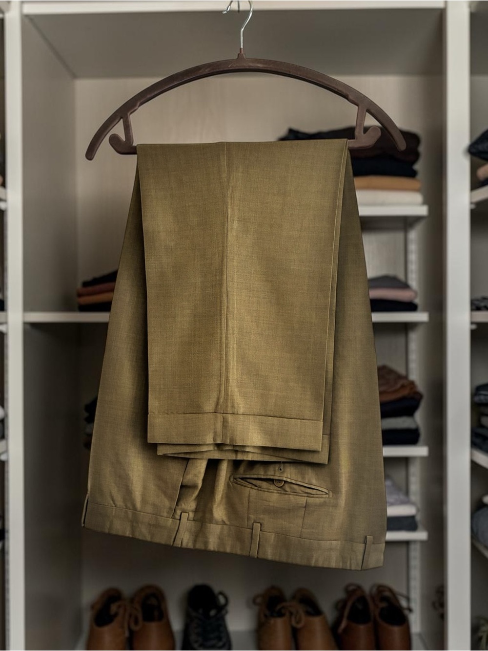 Santorelli Khaki Dress Pants